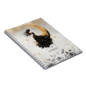 Carnet Fleurs lunaires célestes, étoiles (Côté Droit)