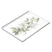 Carnet Fleurs Lys Blanches (Côté gauche)