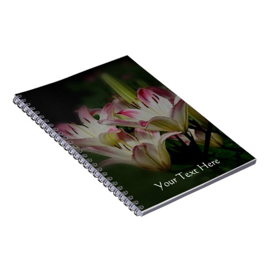 Carnet Fleurs Lys Nature (Côté Droit)