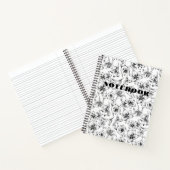 Carnet Fleurs Lys Noires (Intérieur)