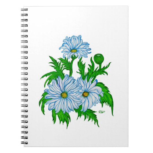 Carnet Fleurs marguerites (Devant)