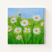 Carnet Fleurs marguerites et lis (Dos)