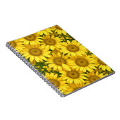 Carnet Fleurs marguerites jaunes (Côté Droit)