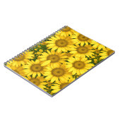 Carnet Fleurs marguerites jaunes (Côté gauche)