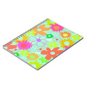 Carnet Fleurs mélangées (Côté gauche)