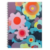 Carnet Fleurs mod rétro (Devant)