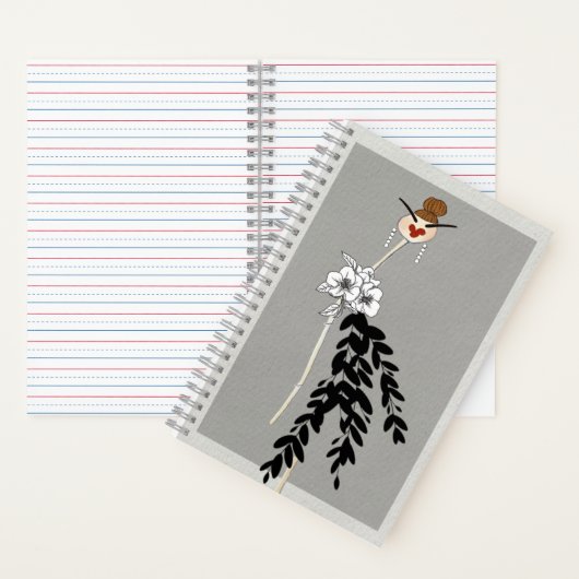 Carnet Fleurs monochromes (À l'intérieur)