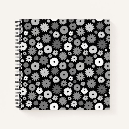 Carnet Fleurs monochromes à motif répétitif Case-Mate iPh (Devant)