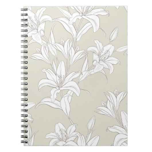 Carnet Fleurs Motif 9 (Devant)