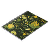 Carnet Fleurs motif transparent (Côté gauche)