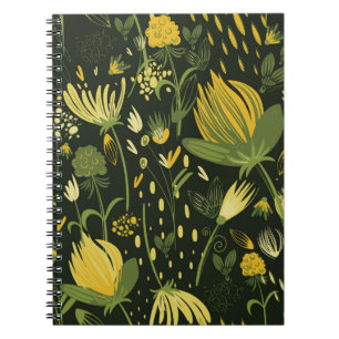 Carnet Fleurs motif transparent