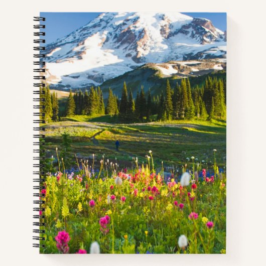 Carnet Fleurs | Mt. Rainier Fleurs sauvages (Devant)