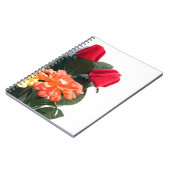 Carnet Fleurs multicolores (Côté gauche)