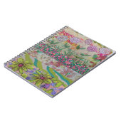 Carnet Fleurs multiples (Côté gauche)