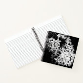 Carnet Fleurs noires et blanches (Intérieur)