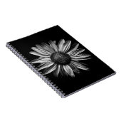 Carnet Fleurs Noires Et Blanches 18 (Côté Droit)