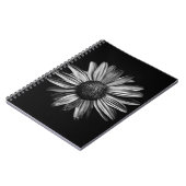 Carnet Fleurs Noires Et Blanches 18 (Côté gauche)