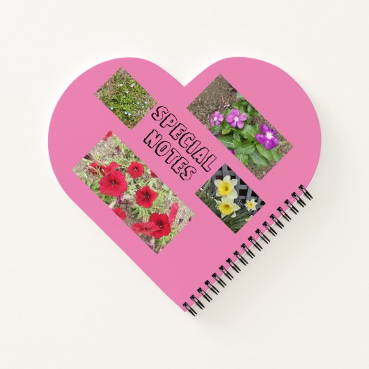 Carnet Fleurs (notes spéciales)Carnet spiral (Dos)