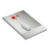 Carnet Fleurs | Orange Gerbera dans Vase (Côté Droit)