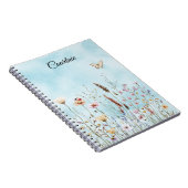 Carnet Fleurs Papillon Ladybug Meadow (Côté Droit)