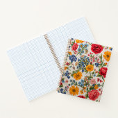Carnet Fleurs partout, variété colorée, (Intérieur)