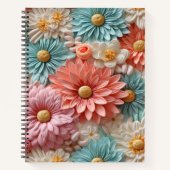 Carnet Fleurs Pastel (Devant)