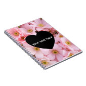 Carnet fleurs personnalisées (Côté Droit)