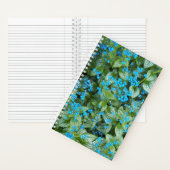 Carnet Fleurs Petit Bleu Brunnera Floral (À l'intérieur)