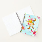 Carnet Fleurs printanières et papillons (Intérieur)