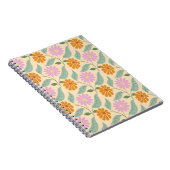 Carnet Fleurs printanières rétro (Côté Droit)