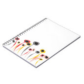 Carnet Fleurs Rétro (Côté gauche)
