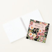 Carnet Fleurs Romantiques (Intérieur)