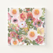 Carnet Fleurs romantiques (Dos)