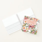 Carnet Fleurs romantiques (Intérieur)