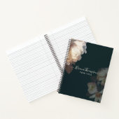 Carnet Fleurs romantiques Élégante Florale Féminine (Intérieur)