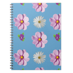 Carnet Fleurs roses