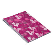 Carnet fleurs roses (Côté Droit)