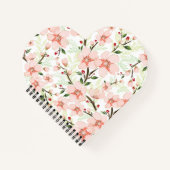 Carnet Fleurs roses (Devant)