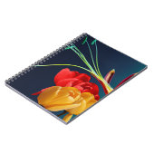 Carnet Fleurs roses-17250 (Côté gauche)