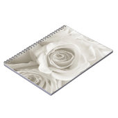 Carnet Fleurs | Roses blanches (Côté gauche)