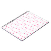 Carnet Fleurs roses Bubblegum, Petite impression Florale (Côté gauche)