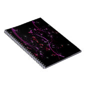 Carnet Fleurs roses chaudes (Côté Droit)