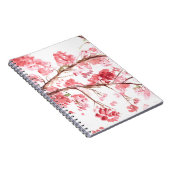 Carnet Fleurs roses de cerisier fleurie florale Sakura ja (Côté Droit)
