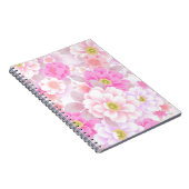 Carnet Fleurs roses douces (Côté Droit)