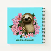 Carnet Fleurs roses parentes (Dos)