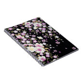 Carnet Fleurs roses tombantes en cascade (Côté Droit)