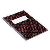 Carnet Fleurs rouges (Côté Droit)