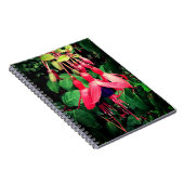 Carnet Fleurs rouges et violettes (Côté Droit)