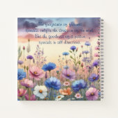 Carnet Fleurs sauvages à Dusk & Cote (Dos)