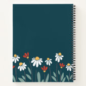 Carnet Fleurs sauvages colorées (Dos)